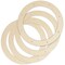 Wooden Wreath Ring Set for Crafts, Home Decor, 11.5 In, 4-Pack